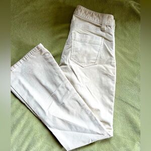 Vintage Gap Cream low rise corduroy pants